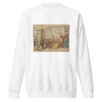 A couple of antiques, or My aunt and my uncle by Thomas Rowlandson Sweatshirt