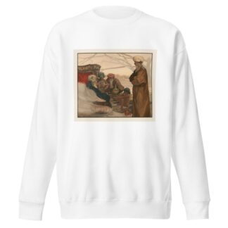 The Village Club by Charles Maurice Detmold Sweatshirt