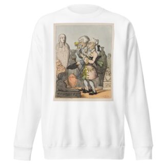 Antiquarians. A la Greque by Thomas Rowlandson Sweatshirt