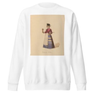 Sketches of costume Pl.044 by John Richard Coke Smyth Sweatshirt