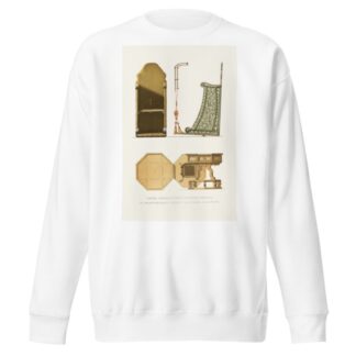 Chetki, kresly I stol patriarkha Nikona, v Voskresenskom Novoierusalimskom monastyre by Fedor Grigoryevich Solntsev Sweatshirt
