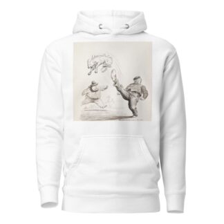 Gotta stop kickin’ my dawg around by William Henry Walker Hoodie