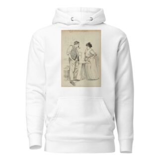 ça fait déjà trois fois qu’ton frère me prend mon tabac, la prochaine fois qu’y r’commence j’y f’rai prendre la pipe by Fernand Louis Gottlob Hoodie