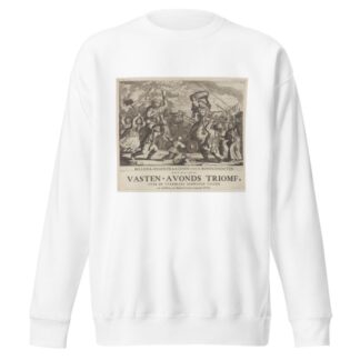 Bellona, zegen-praalende voor de bondgenooten, ofte des zelfs vasten avonds triomf over de vyandlyke gedwonge vasten by Boëce van Bolswert Sweatshirt