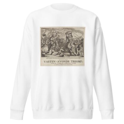 Bellona, zegen-praalende voor de bondgenooten, ofte des zelfs vasten avonds triomf over de vyandlyke gedwonge vasten by Boëce van Bolswert Sweatshirt