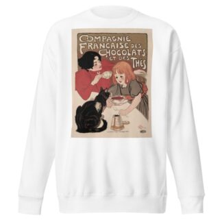 Compagnie Française des Chocolate et des Thés by Théophile Alexandre Steinlen Sweatshirt