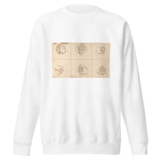 Faces by George Moutard Woodward Sweatshirt