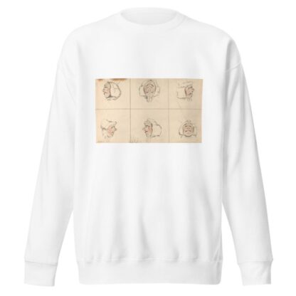 Faces by George Moutard Woodward Sweatshirt