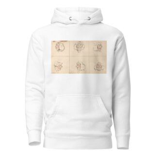 Faces by George Moutard Woodward Hoodie