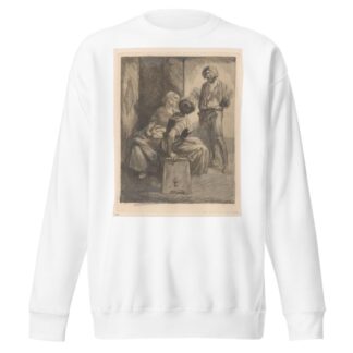 Drie converserende figuren by Johannes Josephus Aarts Sweatshirt