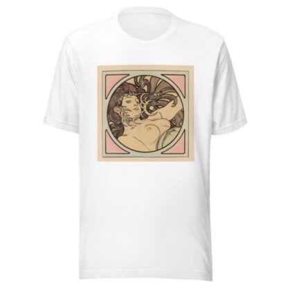 Vitrail pour la façade de la boutique Fouquet by Alphonse Mucha T-Shirt