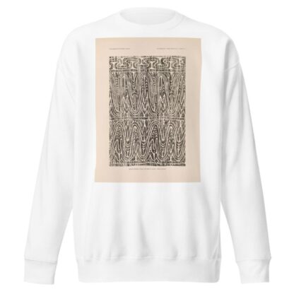 Decorative art of New Guinea Pl.12 by Albert Buell Lewis Sweatshirt
