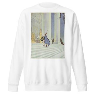 At the appointed hour he met the beautiful Medea by Virginia Frances Sterrett Sweatshirt