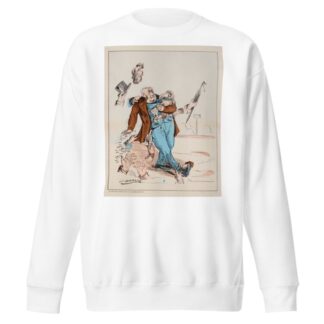 Le cauchemar du jour de l’an par H. Demare. La curée by Henri Demare Sweatshirt