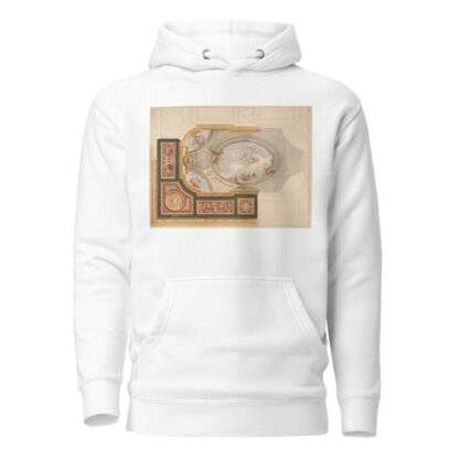 Design for a ceiling in Baroque style with a central panel in trompe l’oeil by Jules-Edmond-Charles Lachaise Hoodie