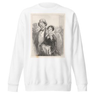 After nature; Nice turn by Paul Gavarni Sweatshirt
