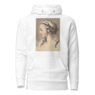 Head of a Girl Facing Towards the Left by Georges William Thornley Hoodie