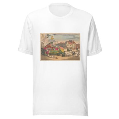 Paris Dilligence by Thomas Rowlandson T-Shirt