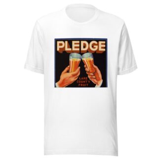 Pledge Fruit Label by Anonymous T-Shirt