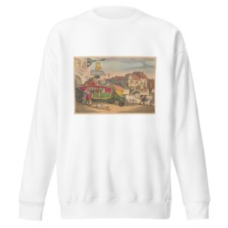 Paris Dilligence by Thomas Rowlandson Sweatshirt