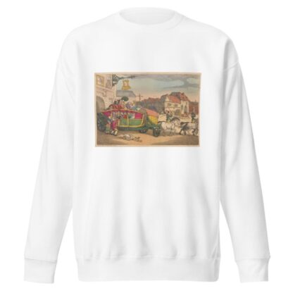 Paris Dilligence by Thomas Rowlandson Sweatshirt