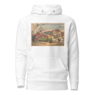 Paris Dilligence by Thomas Rowlandson Hoodie