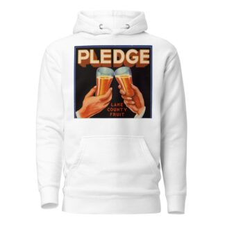 Pledge Fruit Label by Anonymous Hoodie