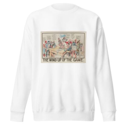 The Wind-up of the Game by Carey Cartoon Service Sweatshirt