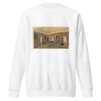 Sketch of Interior Design by August Frederick Biehle, Sr. Sweatshirt