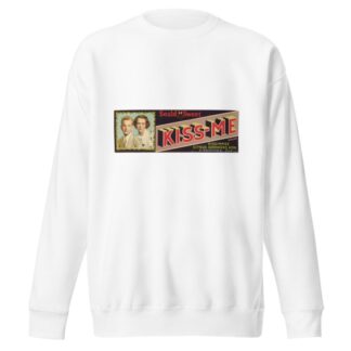 Kiss-Me Brand Citrus Label by Anonymous Sweatshirt