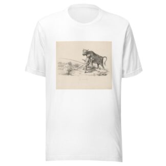 Visser schrikt van stier by Alexander Ver Huell T-Shirt