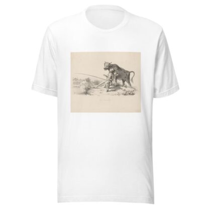 Visser schrikt van stier by Alexander Ver Huell T-Shirt