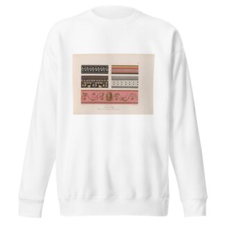 Ornamente aller klassischen Kunst-Epochen nach den Originalien in ihren eigenthümlichen Farben Pl.018 by Wilhelm Zahn Sweatshirt