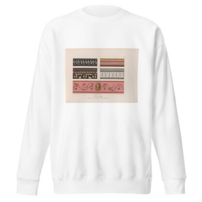 Ornamente aller klassischen Kunst-Epochen nach den Originalien in ihren eigenthümlichen Farben Pl.018 by Wilhelm Zahn Sweatshirt