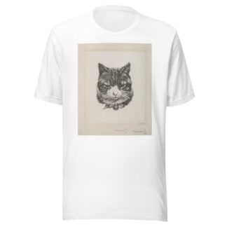 Tête de chat. by Félix Bracquemond T-Shirt