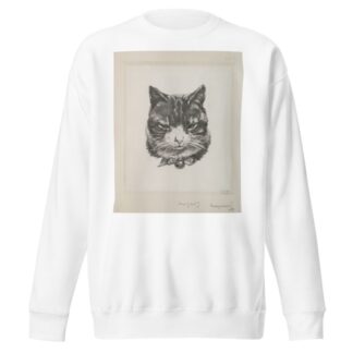 Tête de chat. by Félix Bracquemond Sweatshirt