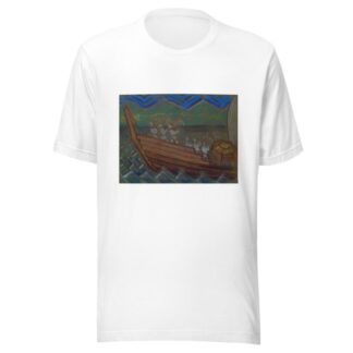The Great Kalevala, defending Sampo from the boat with archers by Akseli Gallen-Kallela T-Shirt