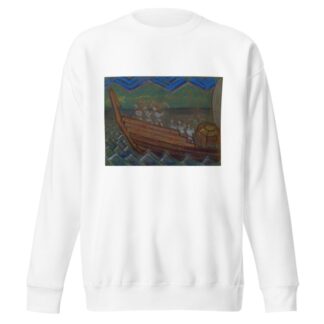 The Great Kalevala, defending Sampo from the boat with archers by Akseli Gallen-Kallela Sweatshirt