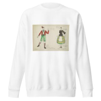 Autumn Crocus: Alaric and Frau Stiener by William Perkins Sweatshirt