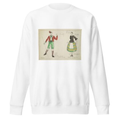 Autumn Crocus: Alaric and Frau Stiener by William Perkins Sweatshirt
