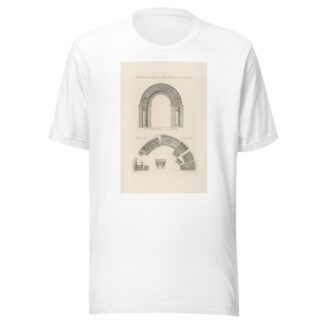 Archivoltes de divers edifices du Poitou by Nicolas Xavier Willemin T-Shirt