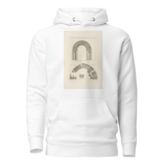 Archivoltes de divers edifices du Poitou by Nicolas Xavier Willemin Hoodie