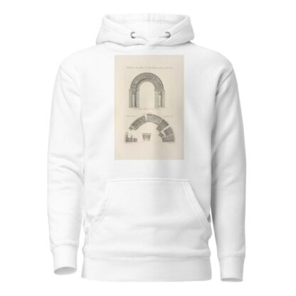 Archivoltes de divers edifices du Poitou by Nicolas Xavier Willemin Hoodie