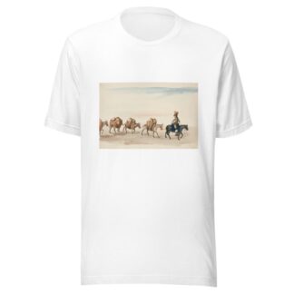 Team of Mules Led by Indian by Francisco Fierro T-Shirt