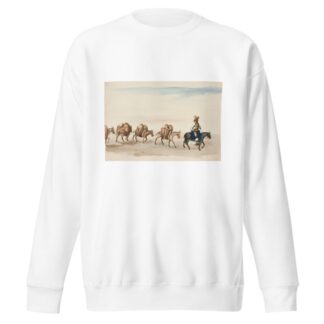 Team of Mules Led by Indian by Francisco Fierro Sweatshirt