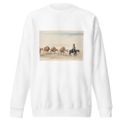 Team of Mules Led by Indian by Francisco Fierro Sweatshirt