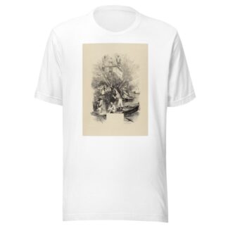 Les mois gastronomiques Juillet. Matelotes et fritures by Edmond Morin T-Shirt