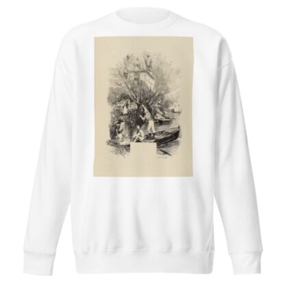 Les mois gastronomiques Juillet. Matelotes et fritures by Edmond Morin Sweatshirt
