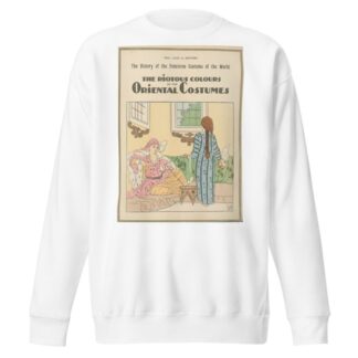 The riotous colours of the oriental costumes by Paul Louis de Giafferri Sweatshirt