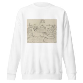 Zeichnung ‘mit Grüner Dame’ by Wassily Kandinsky Sweatshirt